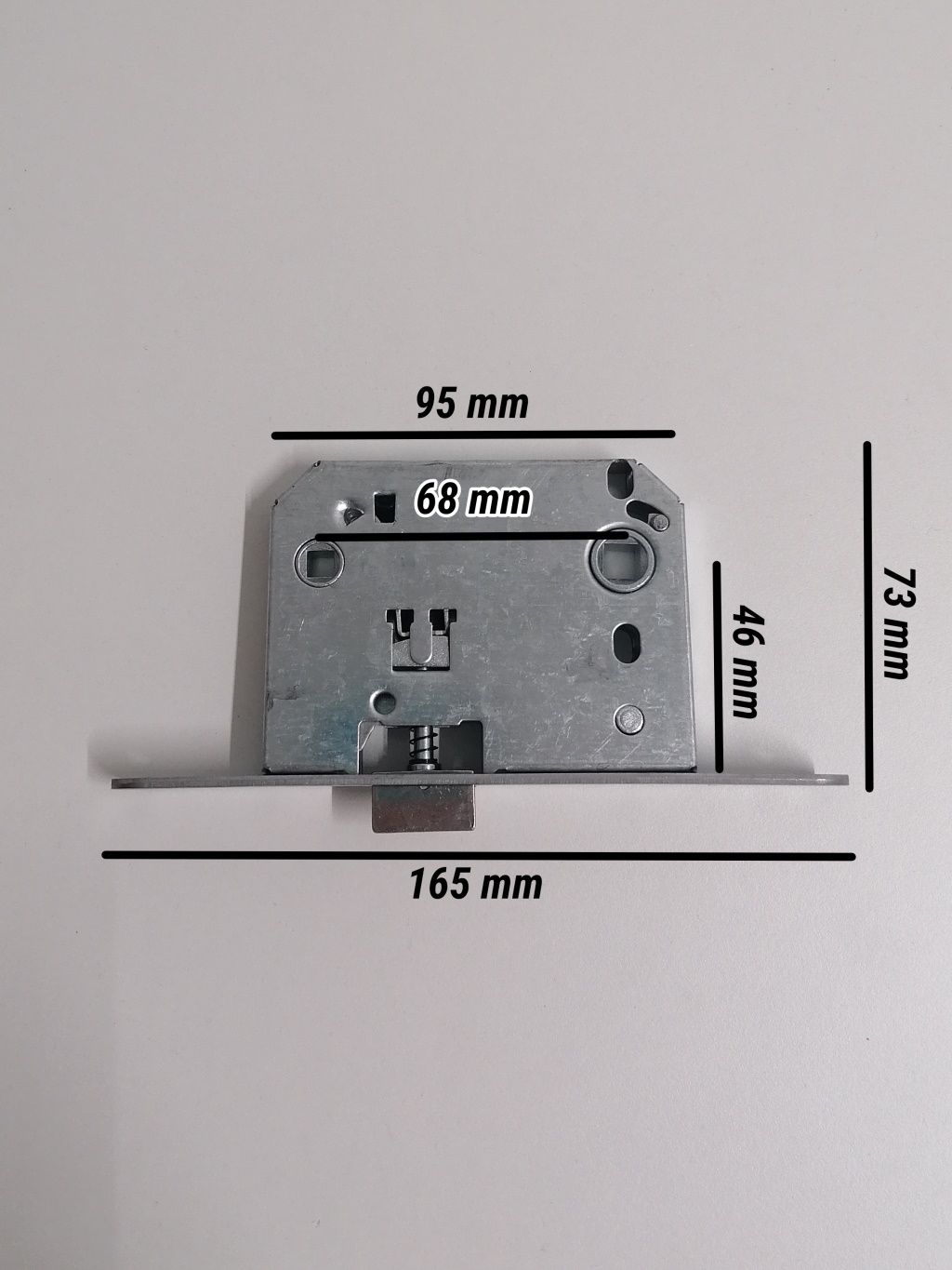 PICAPORTE UNIF INOX TESA 70 mm C/RED