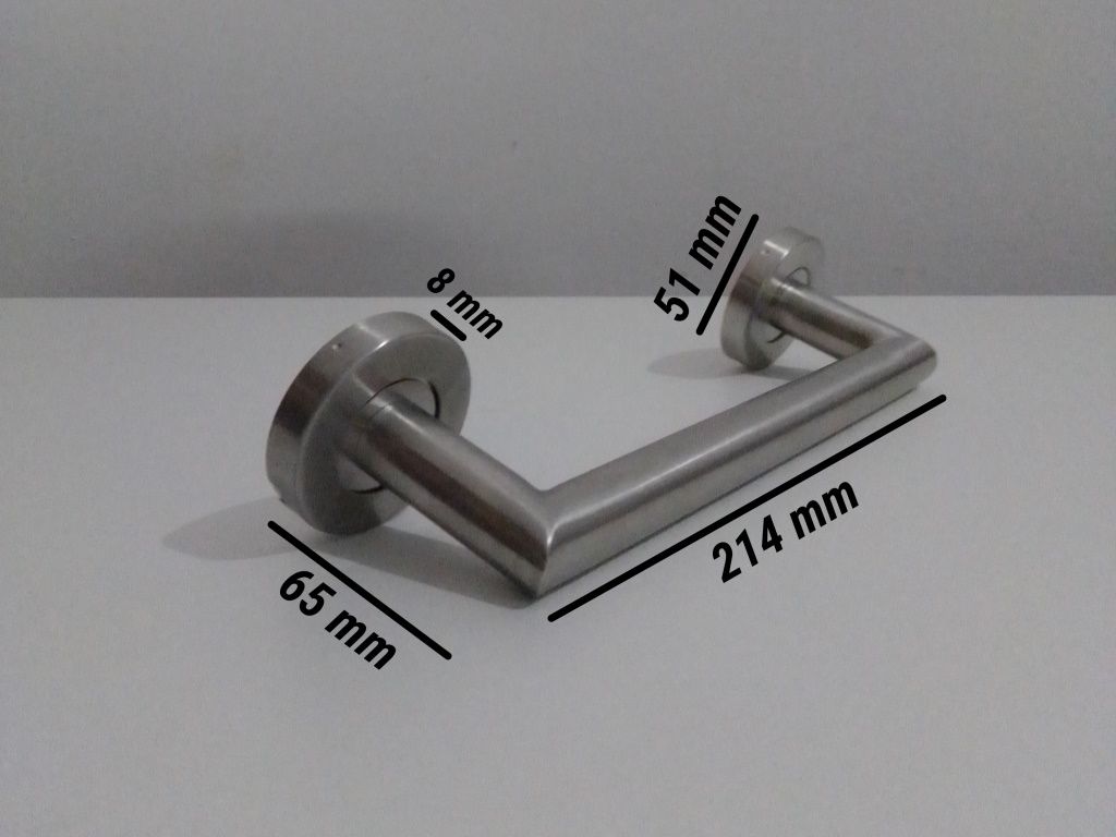 MANILLON ROSETA INOX RECTO 200mm