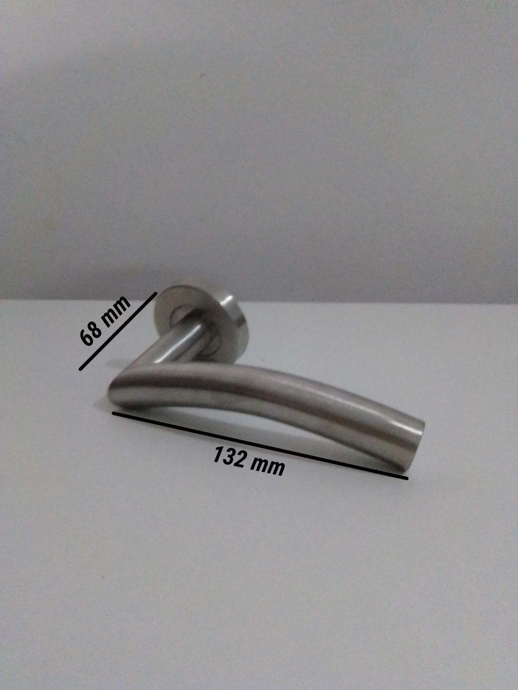 MANILLA ROSETA INOX RECTA