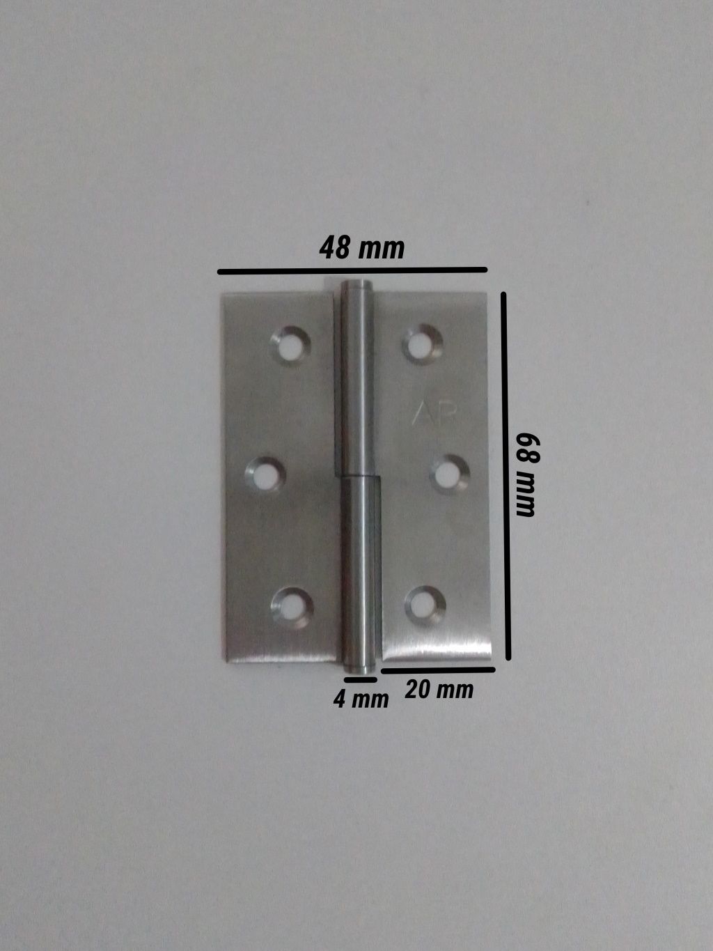 BISAGRA INOX 70x50 IZQU